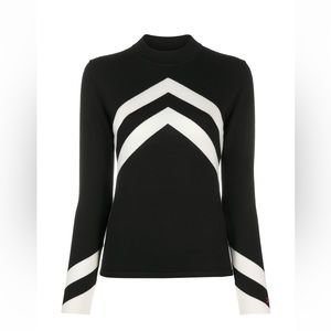 Perfect Moment Chevron Extrafine Merino Wool sweater. Perfect condition size m